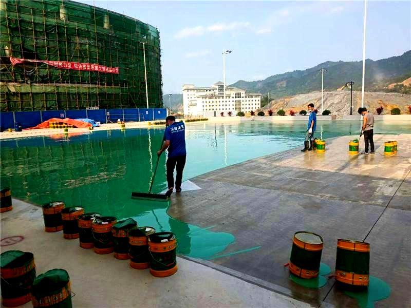 凯发K8塑胶篮球场施工助力东兰深圳龙华学校，